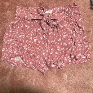 High rise cloth short